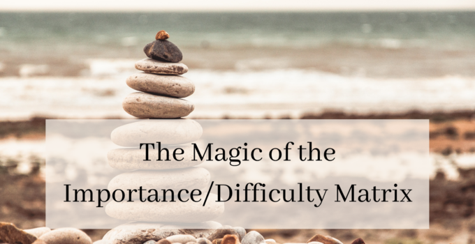 The Magic of the Importance/Difficulty Matrix